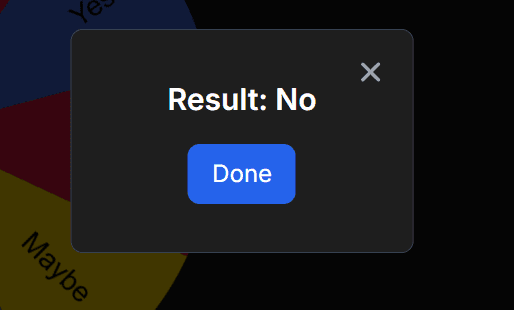 Last Spin Result